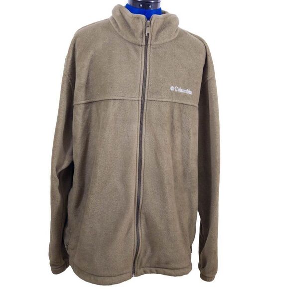 Columbia Tans Men’s Steens Mountain 2.0 Full Zip Fleece Jacket - Picture 1 of 4